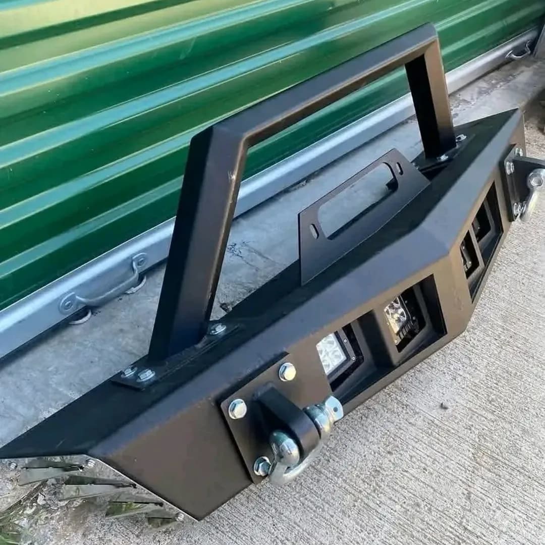 Heavy-Duty Steel Front Bumper for Jeep Wrangler JK & Jeep Wrangler JL – Off-Road Ready