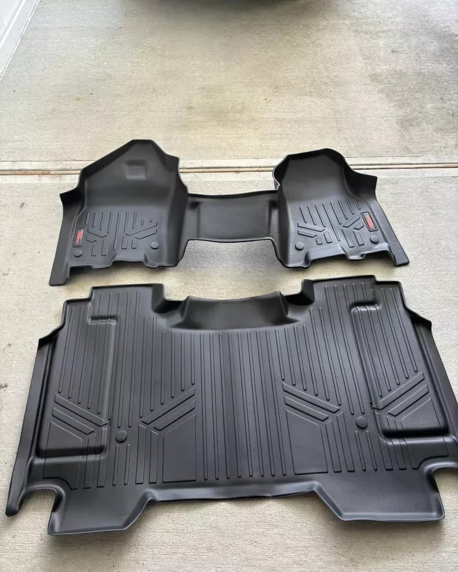 Rough Country All-Weather Floor Mats Set – Jeep Wrangler JL (2019–2022)