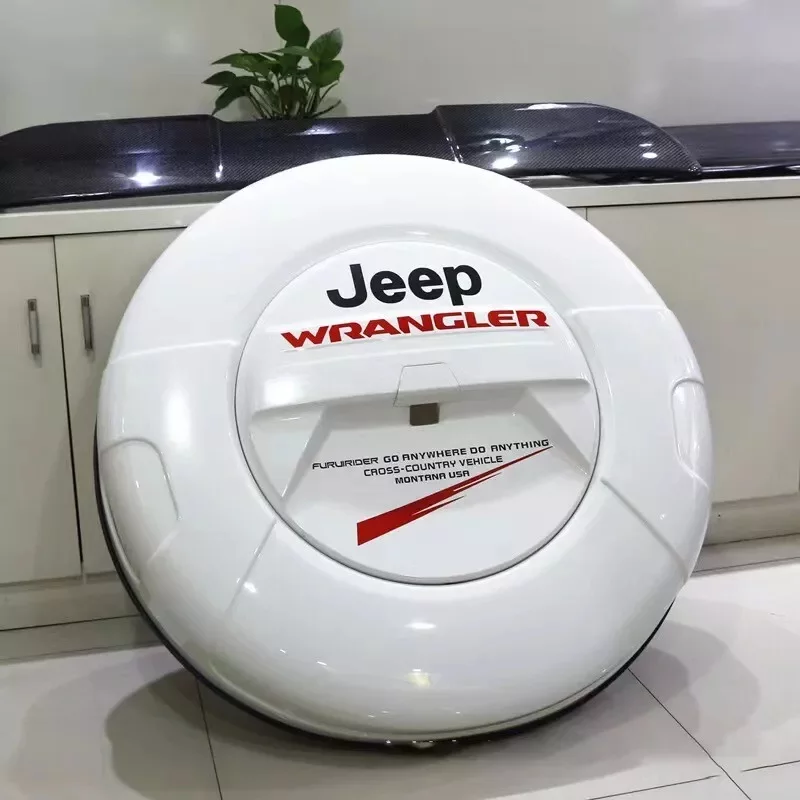 2018–2023 Jeep Wrangler Spare Tire Cover OEM Style White