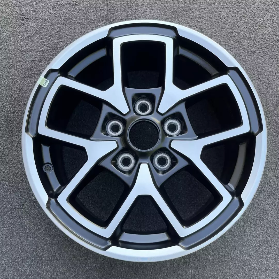 2024 Jeep Gladiator / Wrangler OEM 17-Inch Black Machined Wheel
