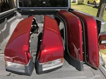 Jeep Wrangler JL/JT Max Tow Snazzberry OEM Fender Set with LED Lights